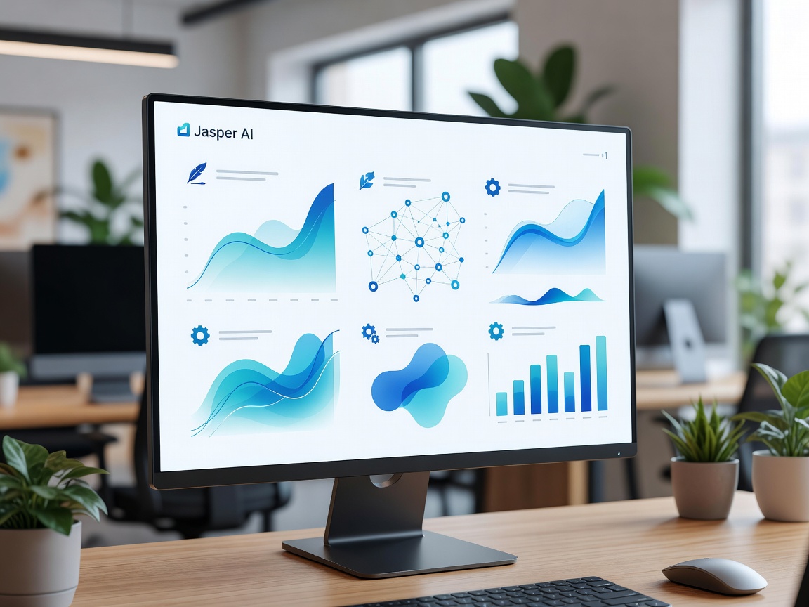 Jasper AI dashboard and content workspace